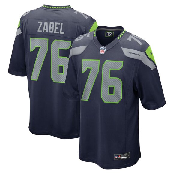 Mens Youths Kids Womens Grey Zabel Navy Stitched Jersey